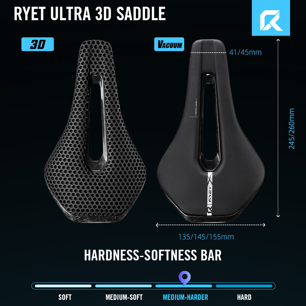 RYET 3D Printed Full Carbon Bi - Mtb Saddle Lightweight review and price