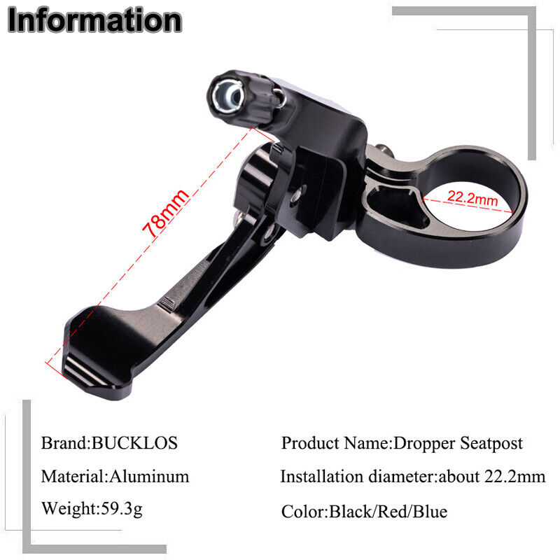BUCKLOS Telescopic Seatpost Co - Dropper Post Remote review and price