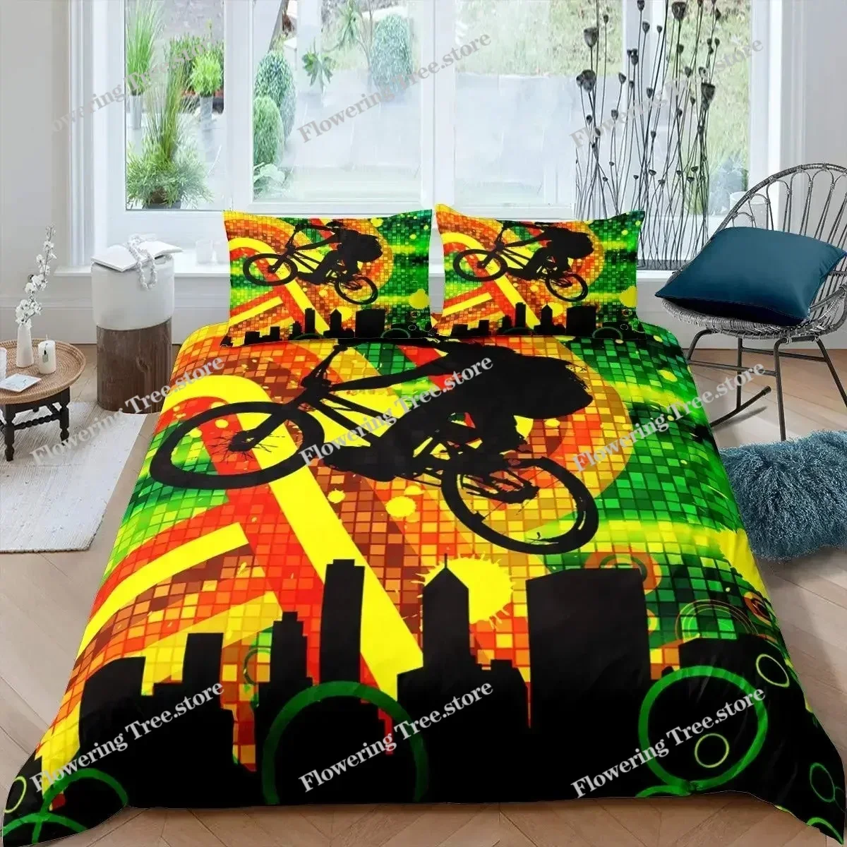 Bicycle Duvet Cover Set Microf - Mountain Biking Europe review and price