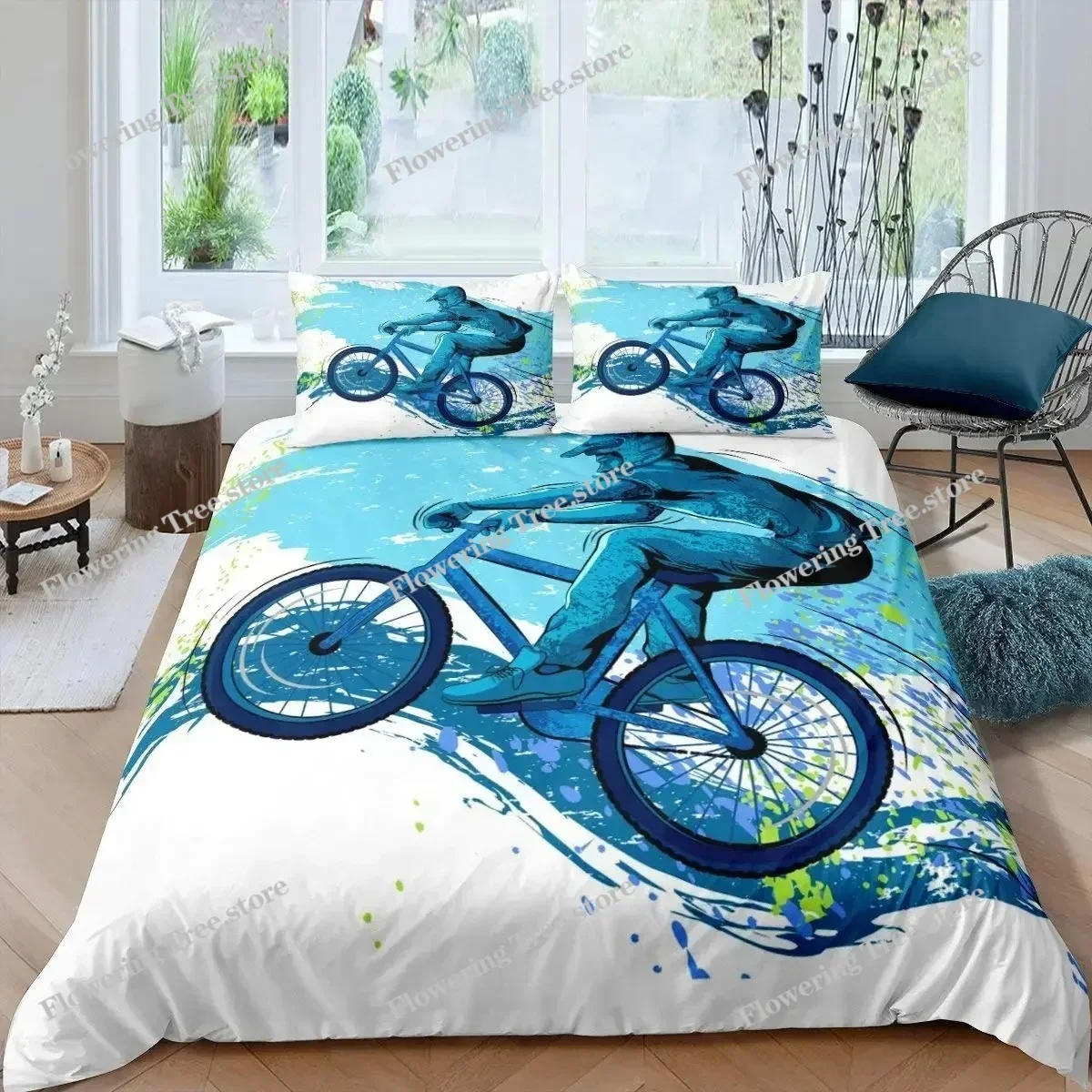 Bicycle Duvet Cover Set Microf - Mountain Biking Europe review and price