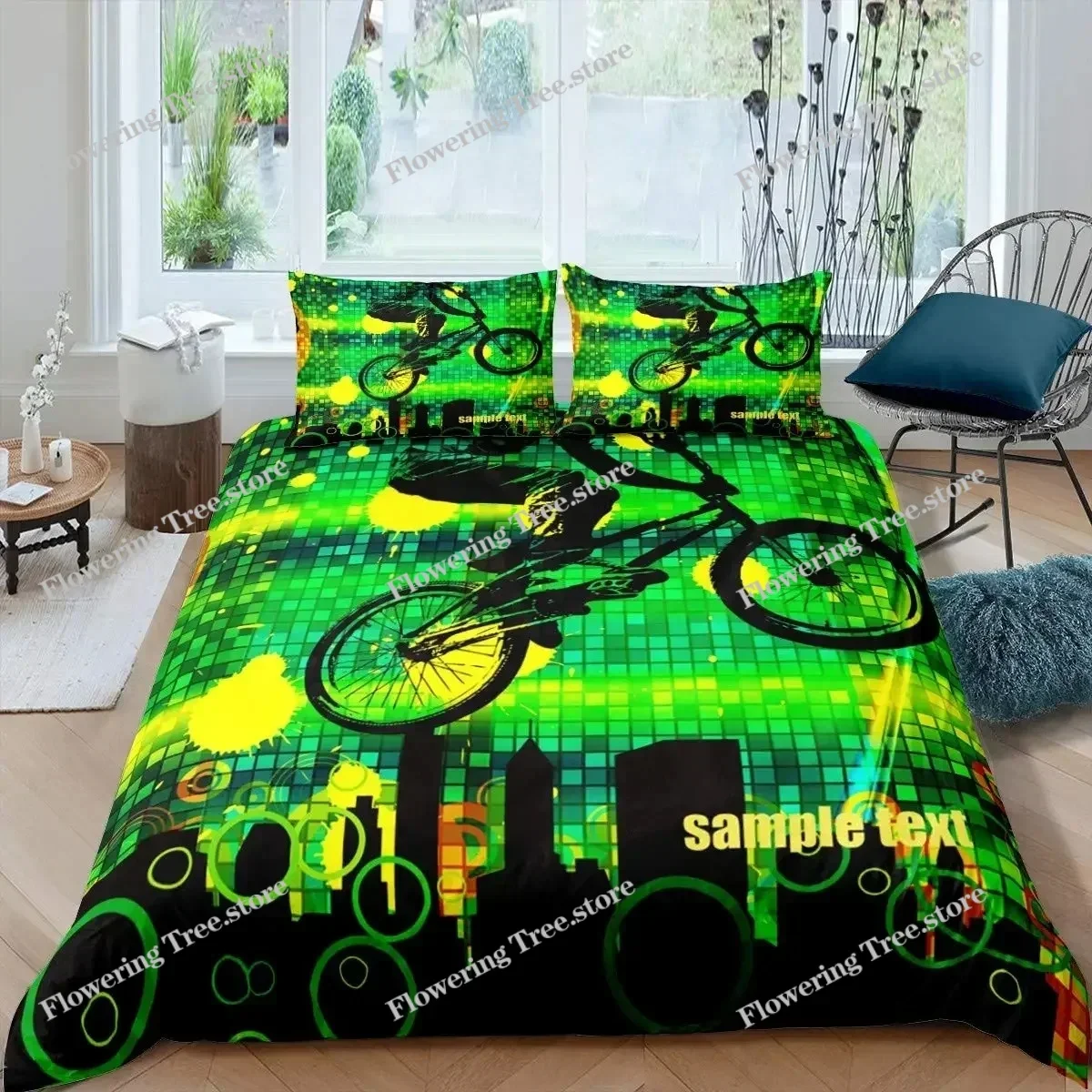 Bicycle Duvet Cover Set Microf - Mountain Biking Europe review and price