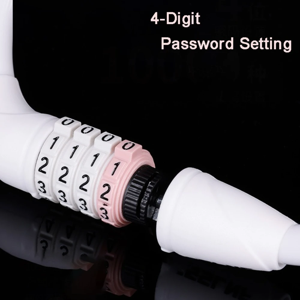 Outdoor Bike Lock 4-Digit Pass - Mountain Biking Essentials review and price