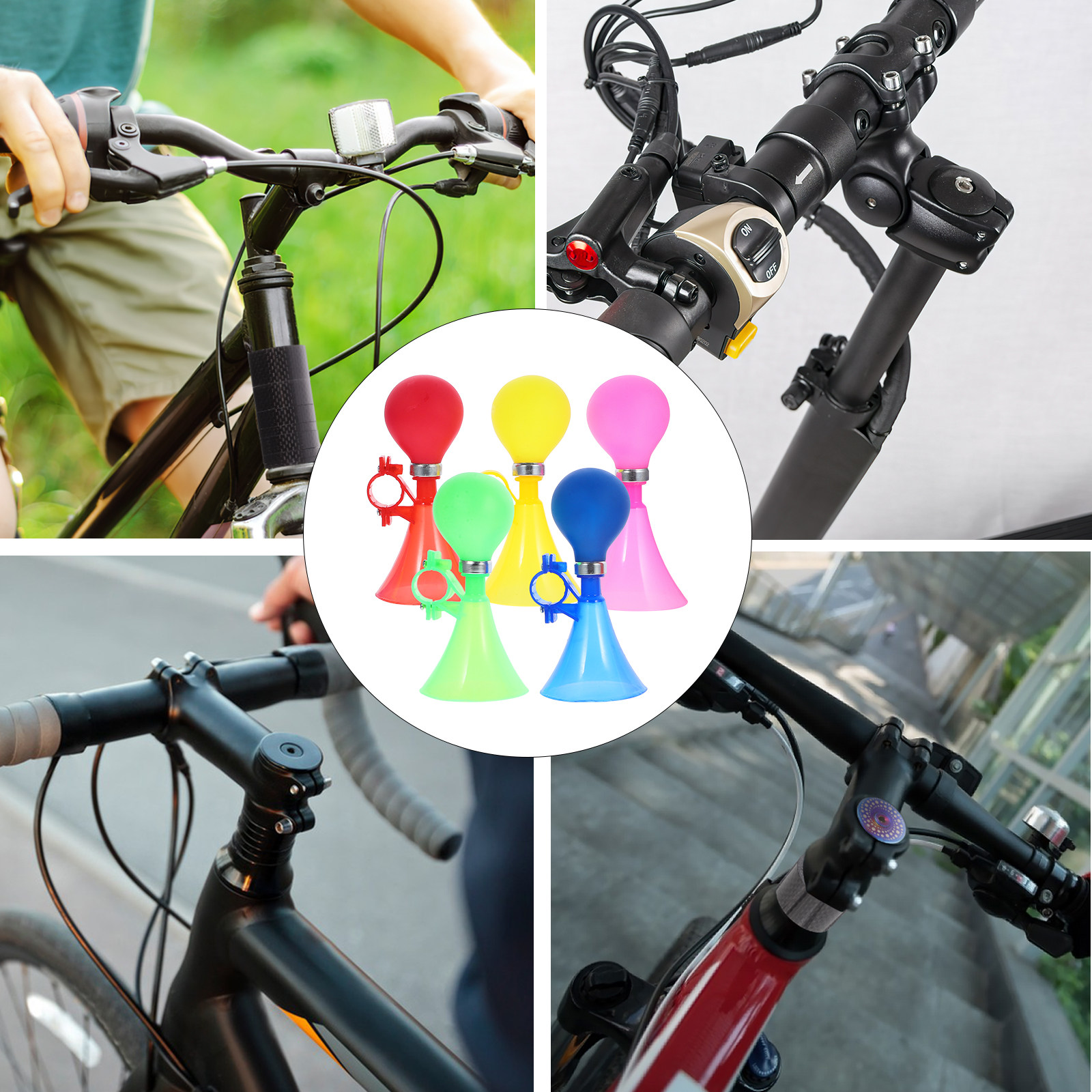 5Pcs Stable Material Bike Bell - Mountain Biking Essentials review and price