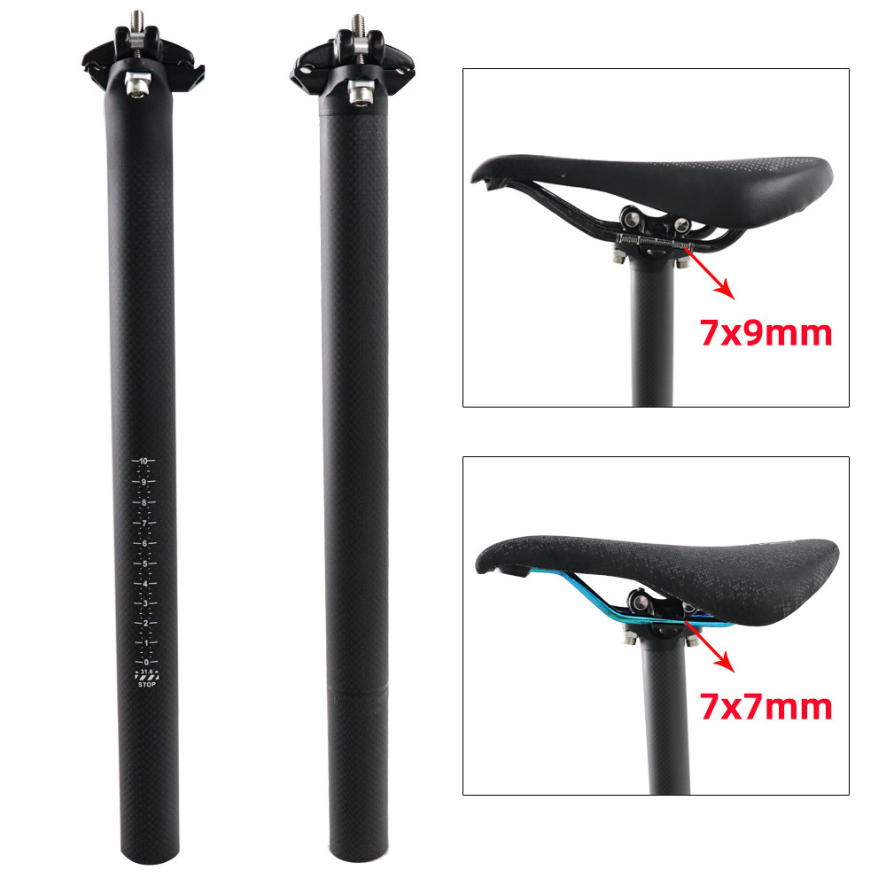 Carbon Fiber Bicycle Seatpost  - Mtb Saddle Lightweight review and price