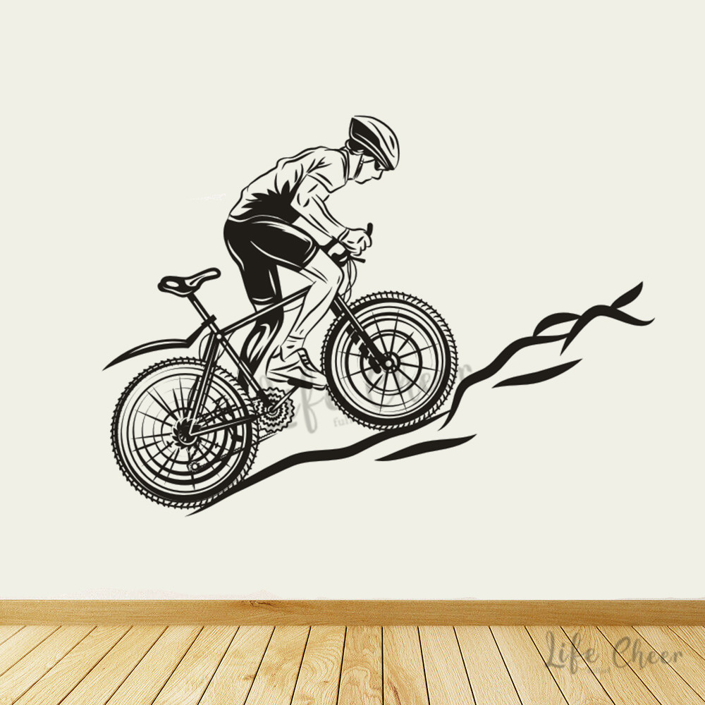 Mountain Cycling Wall Stickers - Mountain Biking Europe review and price